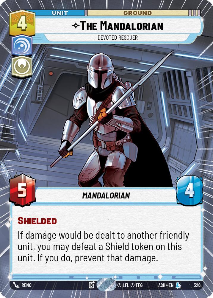 The Mandalorian - Devoted Rescuer (Hyperspace) (Ashes of the Empire)(ASH-326)(L)