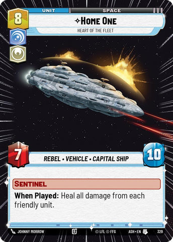 Home One - Heart of the Fleet (Hyperspace) (Ashes of the Empire)(ASH-329)(U)
