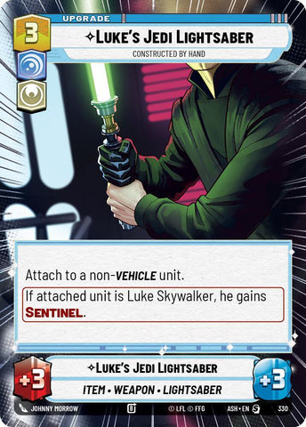 Luke's Jedi Lightsaber - Constructed by Hand (Hyperspace) (Ashes of the Empire)(ASH-330)(S)