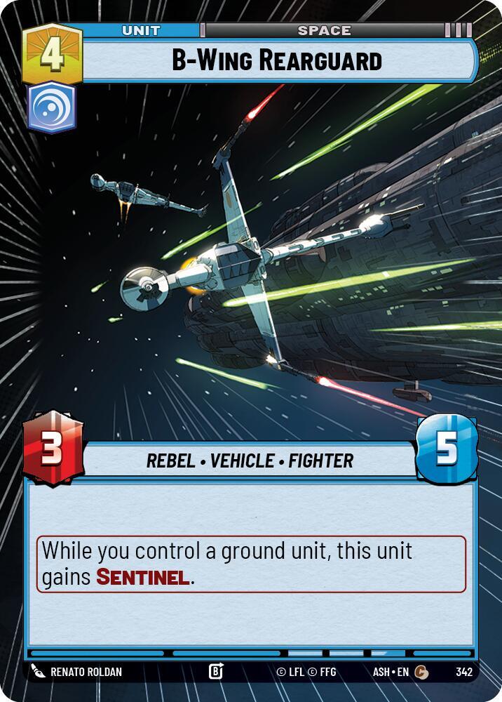 B-Wing Rearguard (Hyperspace) (Ashes of the Empire)(ASH-342)(C)
