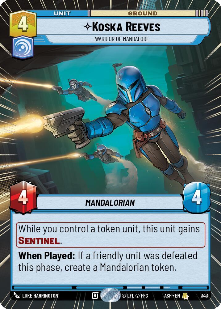 Koska Reeves - Warrior of Mandalore (Hyperspace) (Ashes of the Empire)(ASH-343)(R)