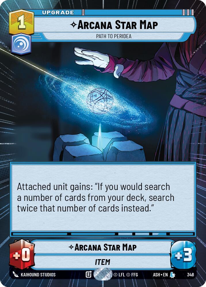 Arcana Star Map - Path to Peridea (Hyperspace) (Ashes of the Empire)(ASH-348)(L)