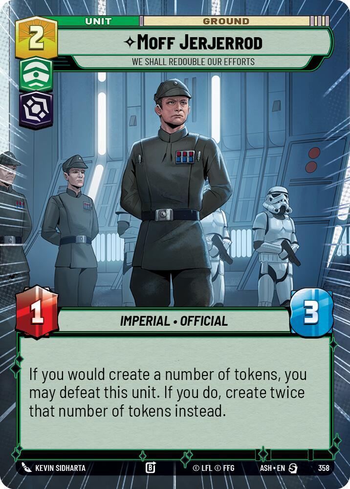 Moff Jerjerrod - We Shall Redouble Our Efforts (Hyperspace) (Ashes of the Empire)(ASH-358)(S)