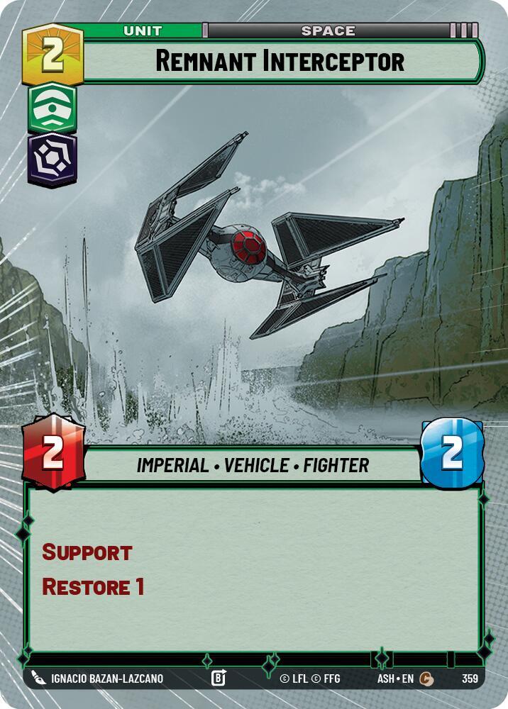 Remnant Interceptor (Hyperspace) (Ashes of the Empire)(ASH-359)(C)