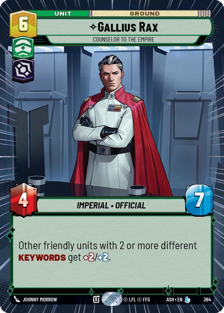 Gallius Rax - Counselor to the Empire (Hyperspace) (Ashes of the Empire)(ASH-364)(L)