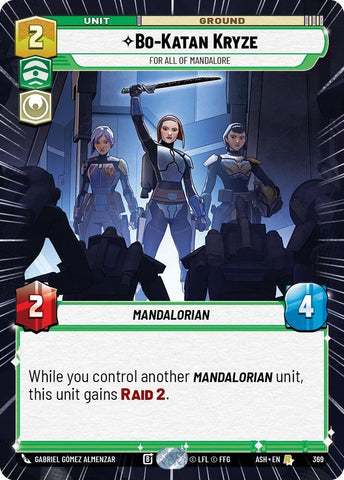 Bo-Katan Kryze - For All of Mandalore (Hyperspace) (Ashes of the Empire)(ASH-369)(R)