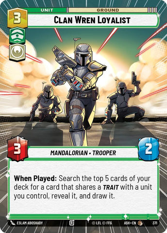 Clan Wren Loyalist (Hyperspace) (Ashes of the Empire)(ASH-371)(C)
