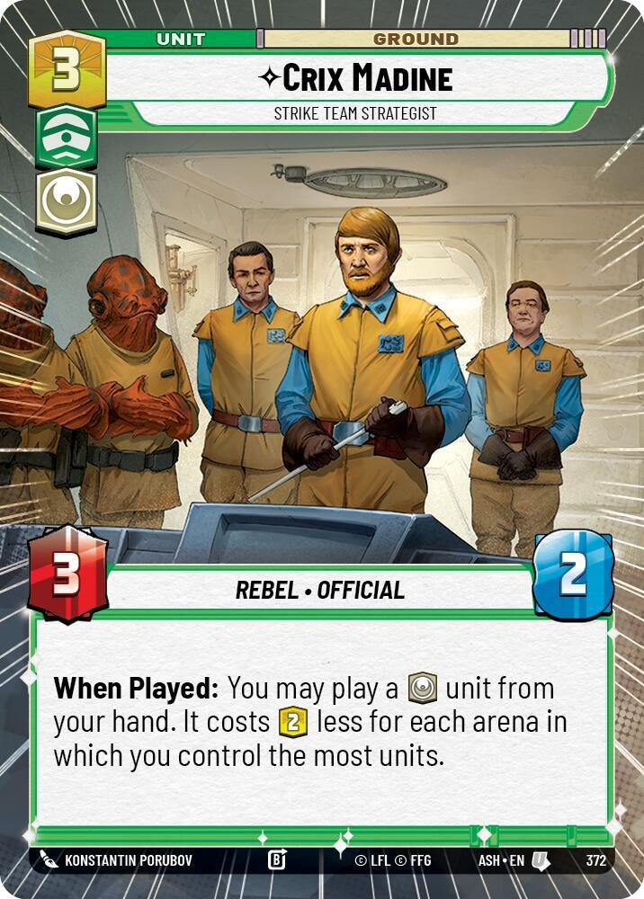 Crix Madine - Strike Team Strategist (Hyperspace) (Ashes of the Empire)(ASH-372)(U)