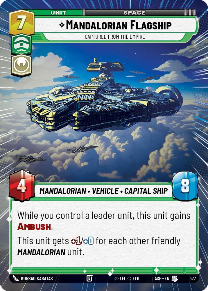 Mandalorian Flagship - Captured from the Empire (Hyperspace) (Ashes of the Empire)(ASH-377)(U)