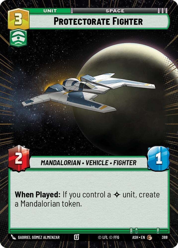 Protectorate Fighter (Hyperspace) (Ashes of the Empire)(ASH-388)(C)