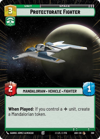 Protectorate Fighter (Hyperspace) (Ashes of the Empire)(ASH-388)(C)