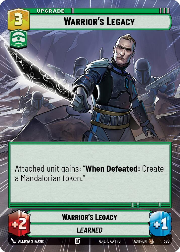 Warrior's Legacy (Hyperspace) (Ashes of the Empire)(ASH-398)(C)