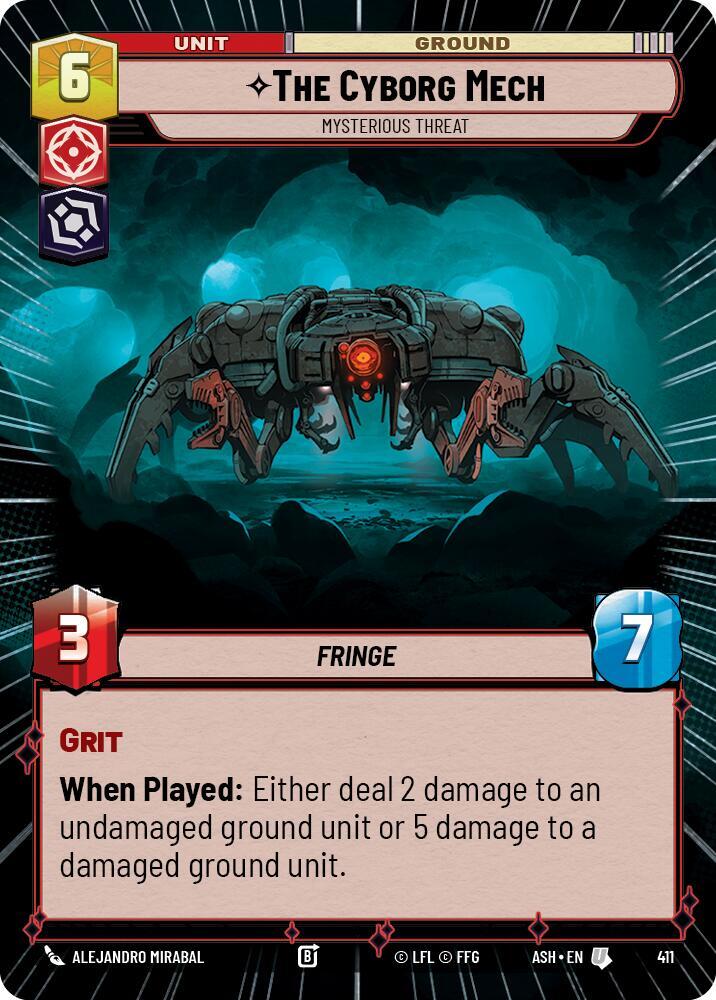 The Cyborg Mech - Mysterious Threat (Hyperspace) (Ashes of the Empire)(ASH-411)(U)