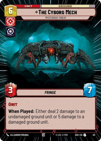 The Cyborg Mech - Mysterious Threat (Hyperspace) (Ashes of the Empire)(ASH-411)(U)