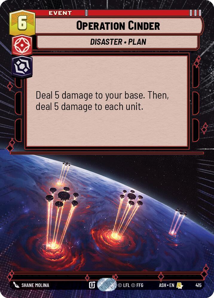 Operation Cinder (Hyperspace) (Ashes of the Empire)(ASH-415)(R)