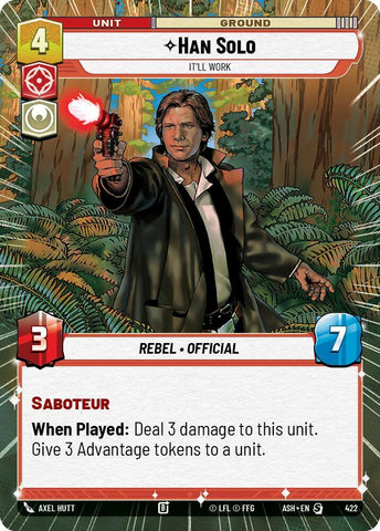 Han Solo - It'll Work (Hyperspace) (Ashes of the Empire)(ASH-422)(S)