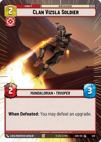 Clan Vizsla Soldier (Hyperspace) (Ashes of the Empire)(ASH-429)(C)