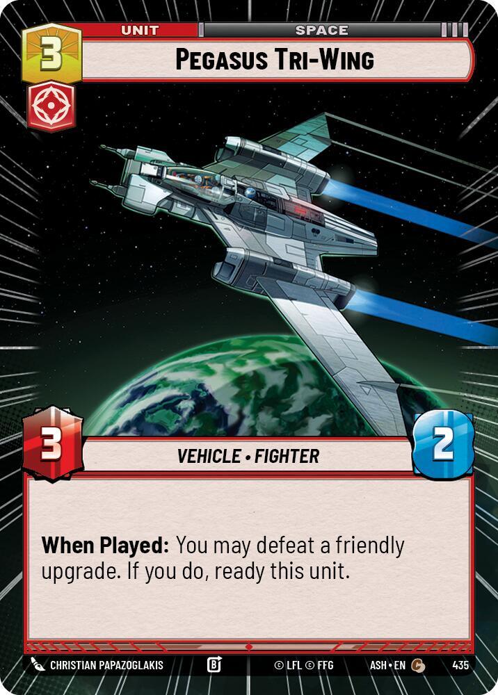 Pegasus Tri-Wing (Hyperspace) (Ashes of the Empire)(ASH-435)(C)