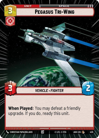 Pegasus Tri-Wing (Hyperspace) (Ashes of the Empire)(ASH-435)(C)