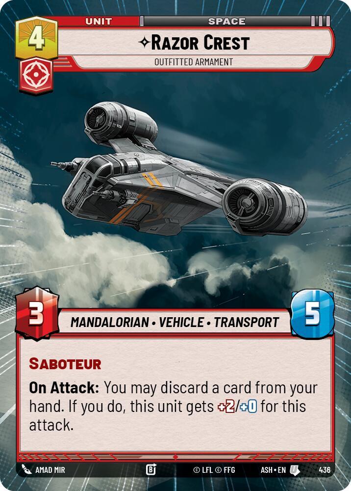 Razor Crest - Outfitted Armament (Hyperspace) (Ashes of the Empire)(ASH-436)(U)
