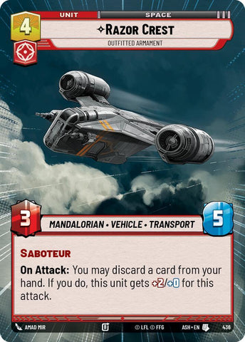 Razor Crest - Outfitted Armament (Hyperspace) (Ashes of the Empire)(ASH-436)(U)
