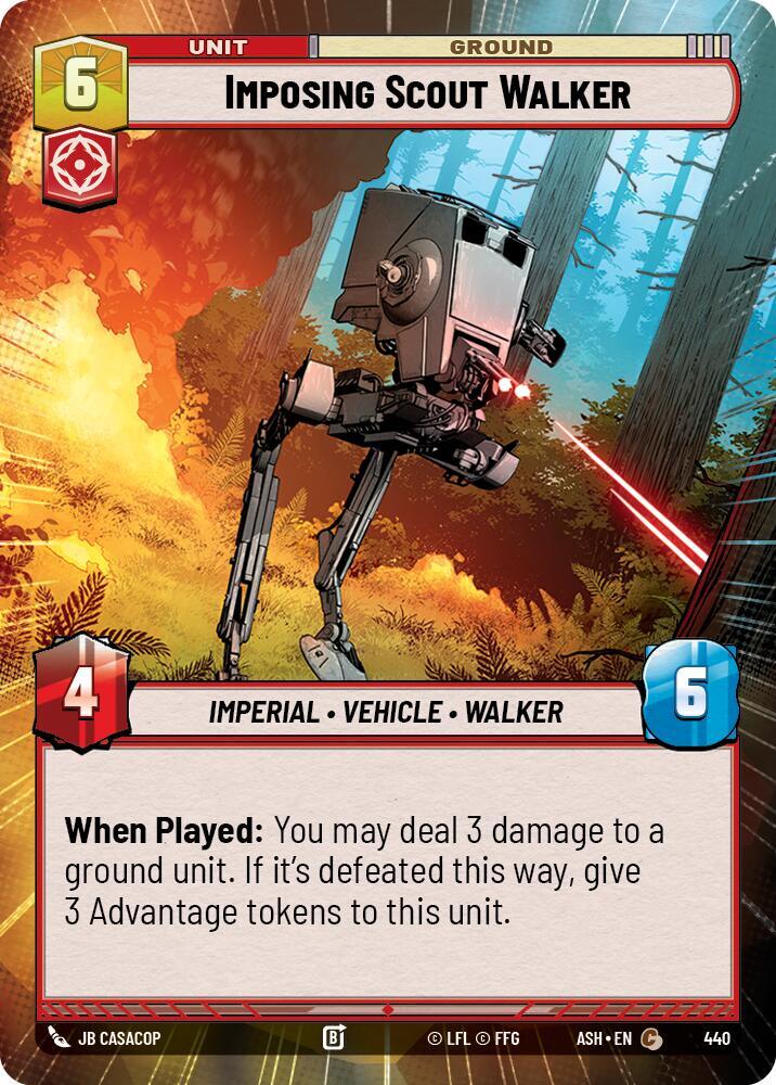 Imposing Scout Walker (Hyperspace) (Ashes of the Empire)(ASH-440)(C)