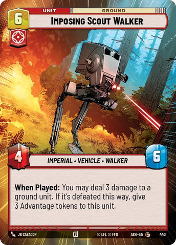 Imposing Scout Walker (Hyperspace) (Ashes of the Empire)(ASH-440)(C)