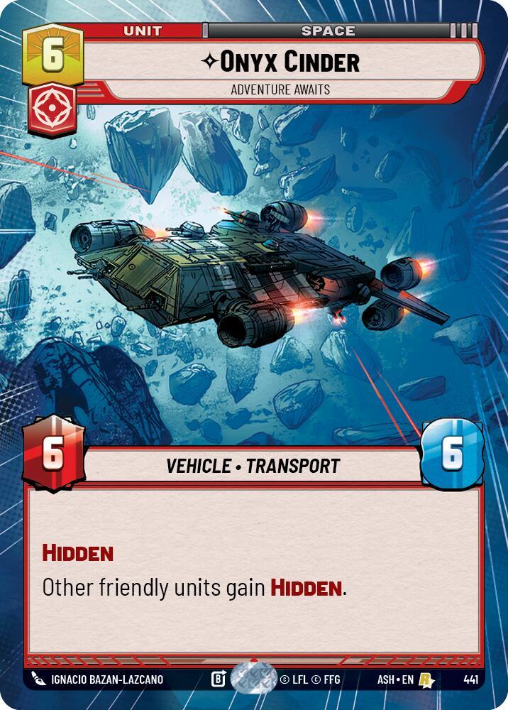 Onyx Cinder - Adventure Awaits (Hyperspace) (Ashes of the Empire)(ASH-441)(R)