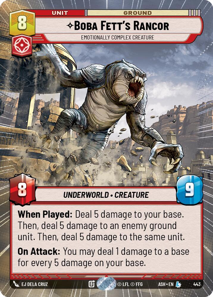 Boba Fett's Rancor - Emotionally Complex Creature (Hyperspace) (Ashes of the Empire)(ASH-443)(L)