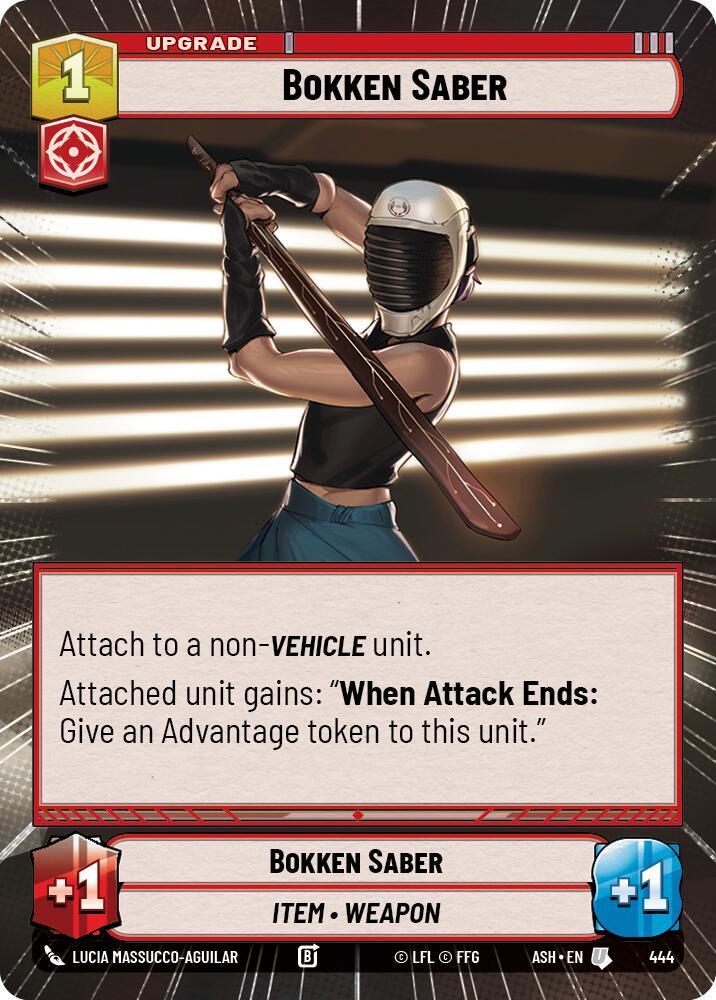 Bokken Saber (Hyperspace) (Ashes of the Empire)(ASH-444)(U)