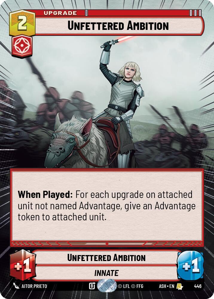 Unfettered Ambition (Hyperspace) (Ashes of the Empire)(ASH-446)(R)