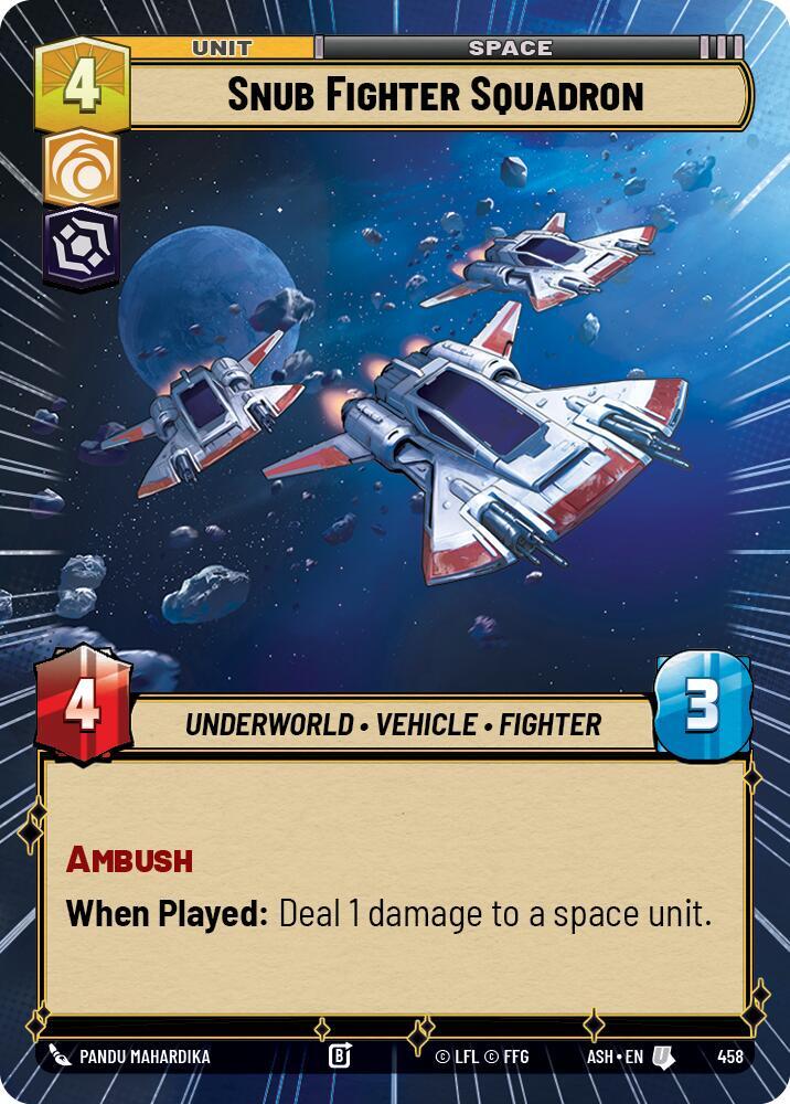 Snub Fighter Squadron (Hyperspace) (Ashes of the Empire)(ASH-458)(U)