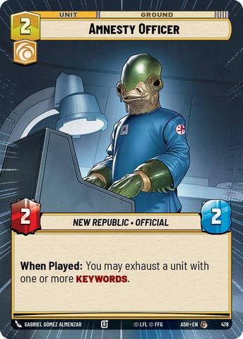 Amnesty Officer (Hyperspace) (Ashes of the Empire)(ASH-478)(C)