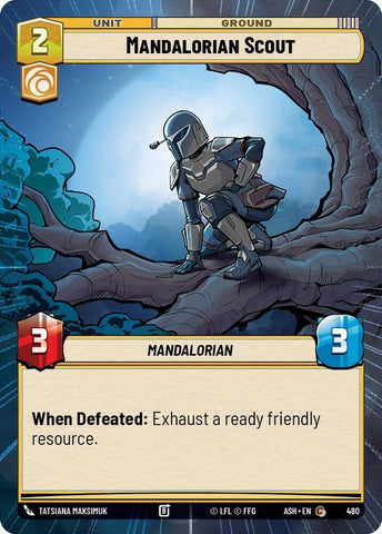 Mandalorian Scout (Hyperspace) (Ashes of the Empire)(ASH-480)(C)