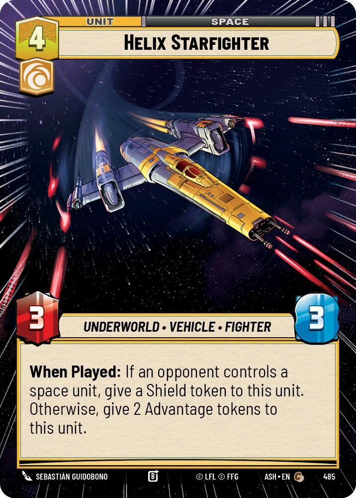 Helix Starfighter (Hyperspace) (Ashes of the Empire)(ASH-485)(S)