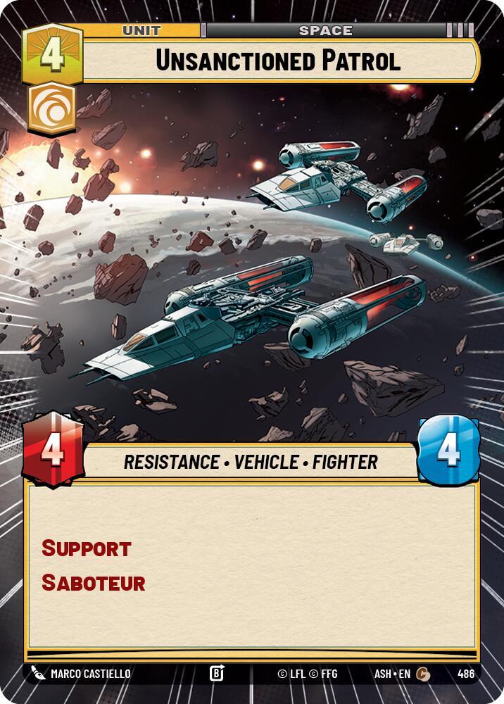 Unsanctioned Patrol (Hyperspace) (Ashes of the Empire)(ASH-486)(C)