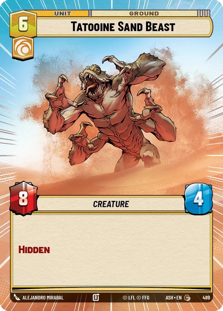 Tatooine Sand Beast (Hyperspace) (Ashes of the Empire)(ASH-489)(C)