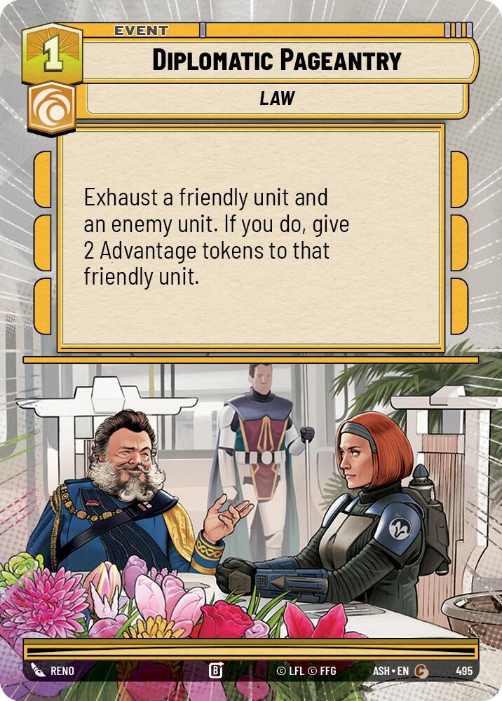 Diplomatic Pageantry (Hyperspace) (Ashes of the Empire)(ASH-495)(C)