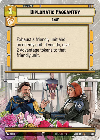 Diplomatic Pageantry (Hyperspace) (Ashes of the Empire)(ASH-495)(C)