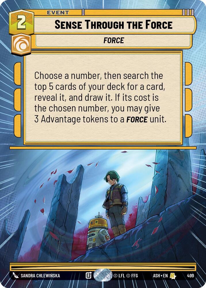 Sense Through the Force (Hyperspace) (Ashes of the Empire)(ASH-499)(R)
