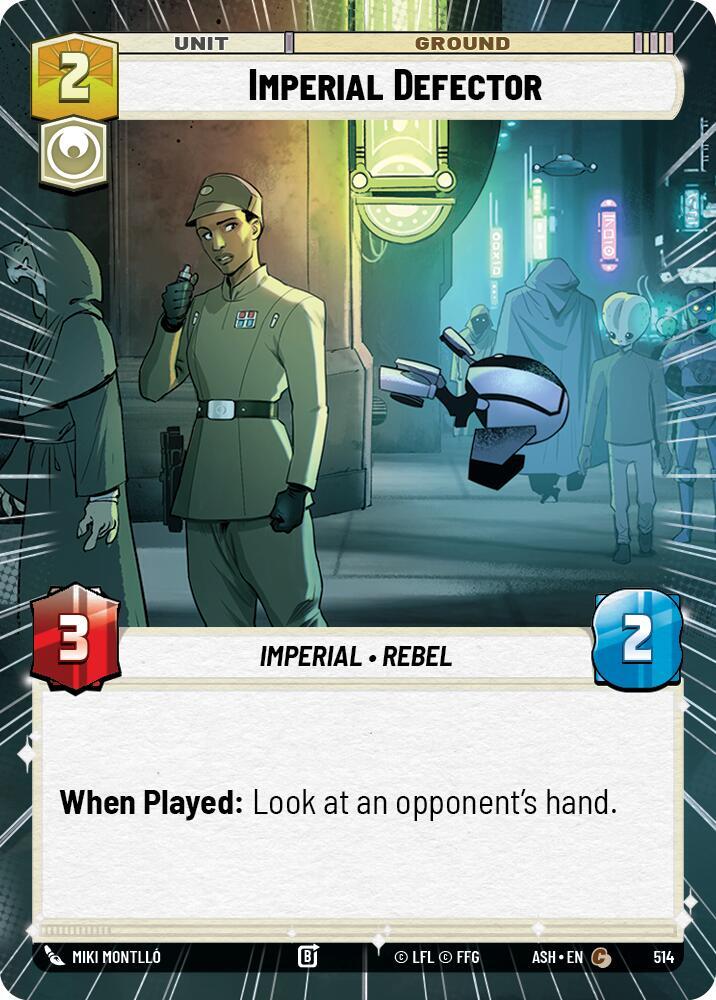 Imperial Defector (Hyperspace) (Ashes of the Empire)(ASH-514)(C)