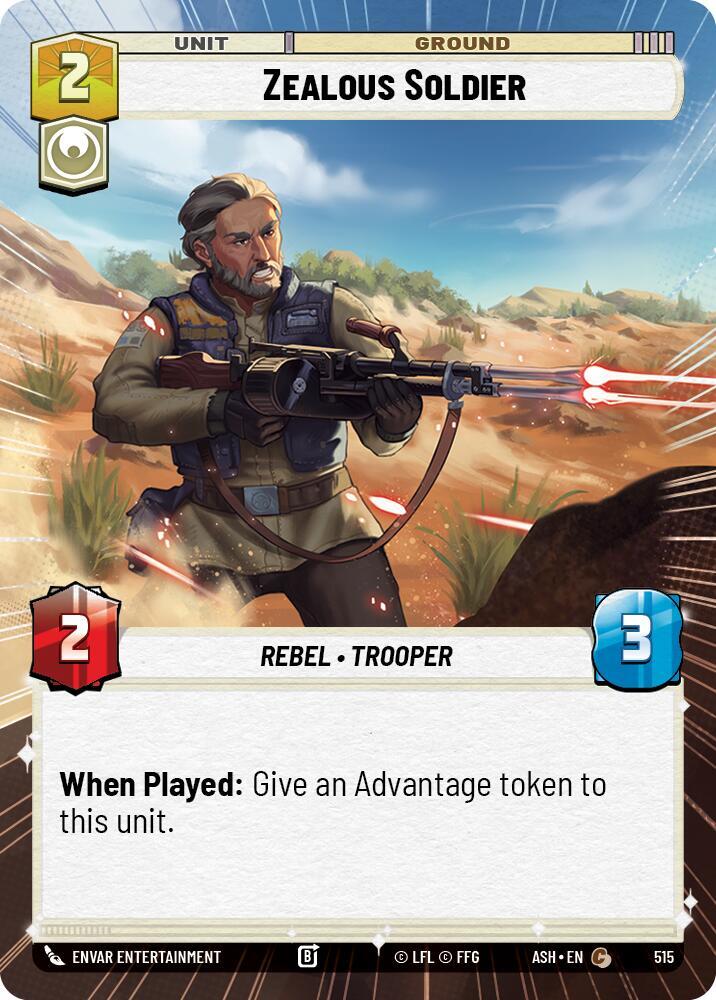 Zealous Soldier (Hyperspace) (Ashes of the Empire)(ASH-515)(C)