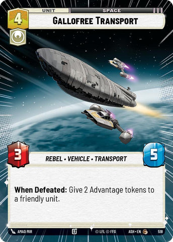 Gallofree Transport (Hyperspace) (Ashes of the Empire)(ASH-518)(C)