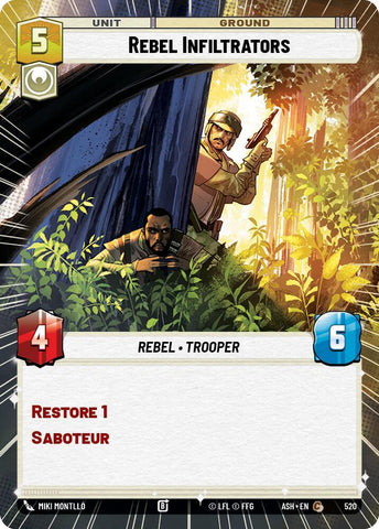 Rebel Infiltrators (Hyperspace) (Ashes of the Empire)(ASH-520)(C)