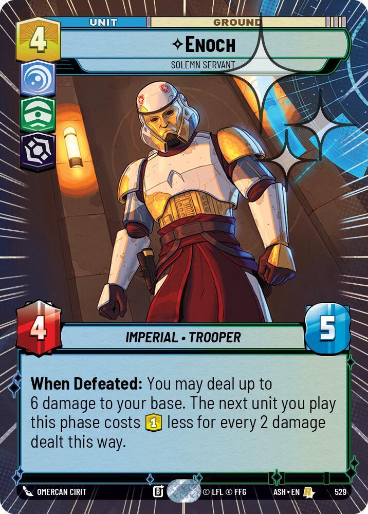 Enoch - Solemn Servant (Hyperspace Foil) - Foil (Ashes of the Empire)(ASH-529)(R)