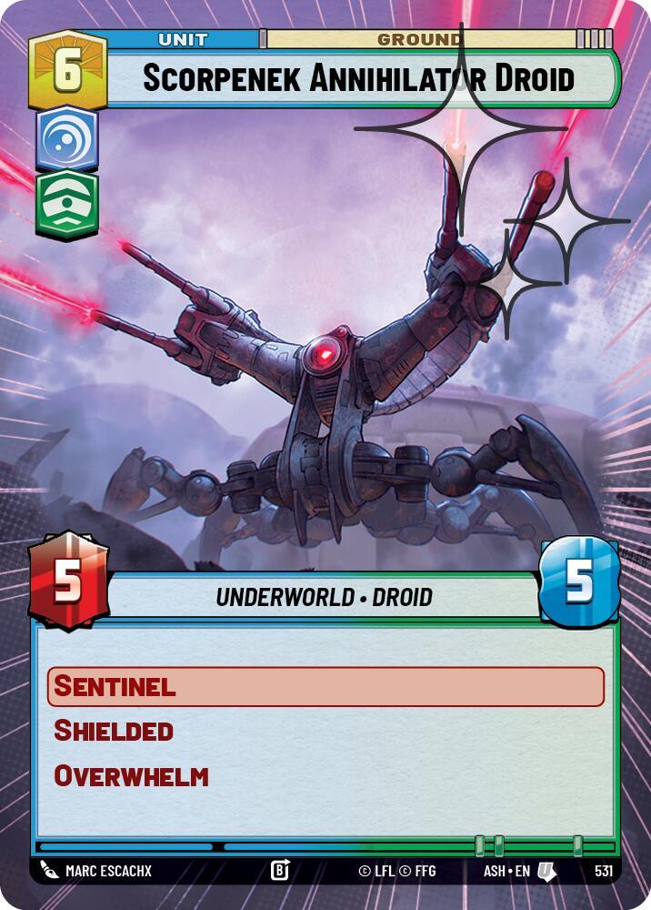 Scorpenek Annihilator Droid (Hyperspace Foil) (Ashes of the Empire)(ASH-531)(U)