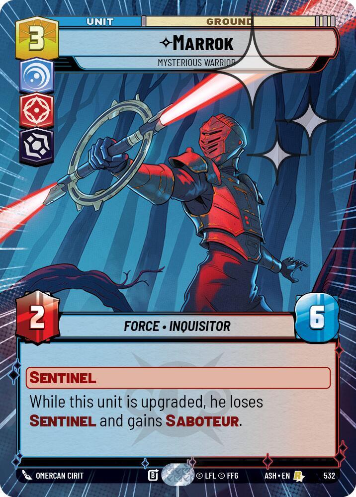 Marrok - Mysterious Warrior (Hyperspace Foil) - Foil (Ashes of the Empire)(ASH-532)(R)