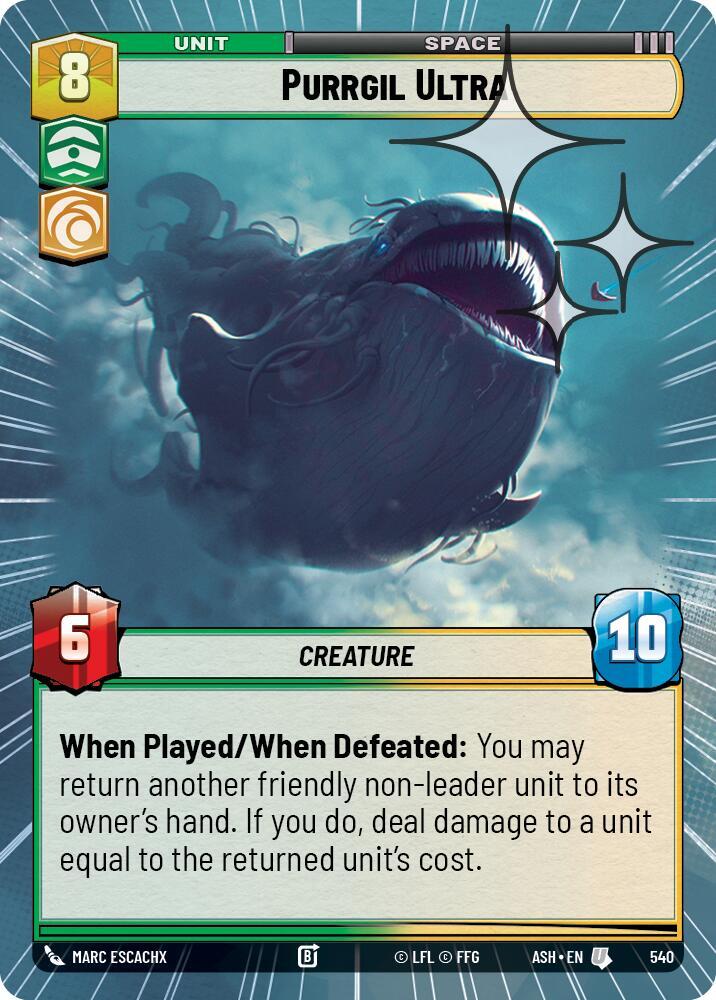 Purrgil Ultra (Hyperspace Foil) (Ashes of the Empire)(ASH-540)(U)