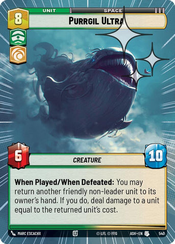 Purrgil Ultra (Hyperspace Foil) (Ashes of the Empire)(ASH-540)(U)