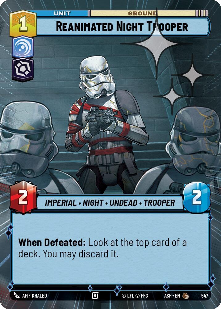 Reanimated Night Trooper (Hyperspace Foil) (Ashes of the Empire)(ASH-547)(C)